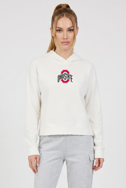 Relaxed Fit Waffle Hoodie Ohio State