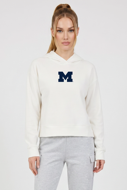 Relaxed Fit Waffle Hoodie Michigan