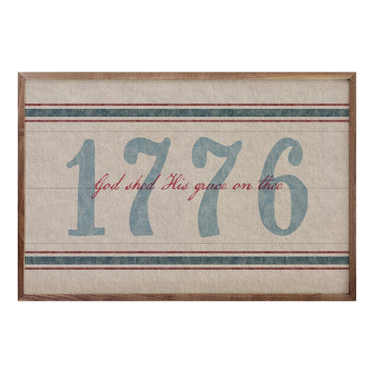 1776 God Shed His Grace Americana
