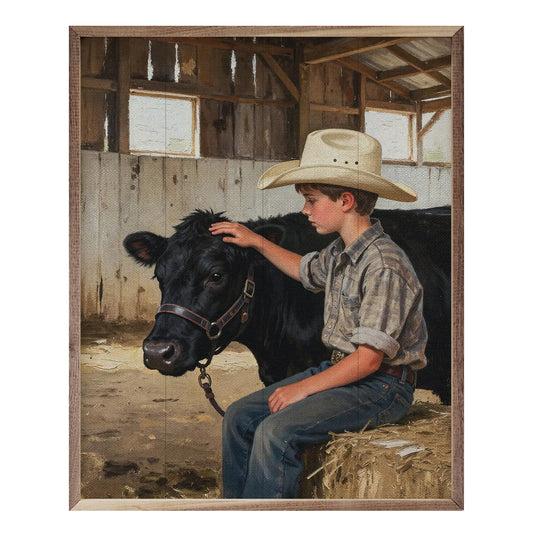 Kendrick Home A Boy And His Beef Cow Standing