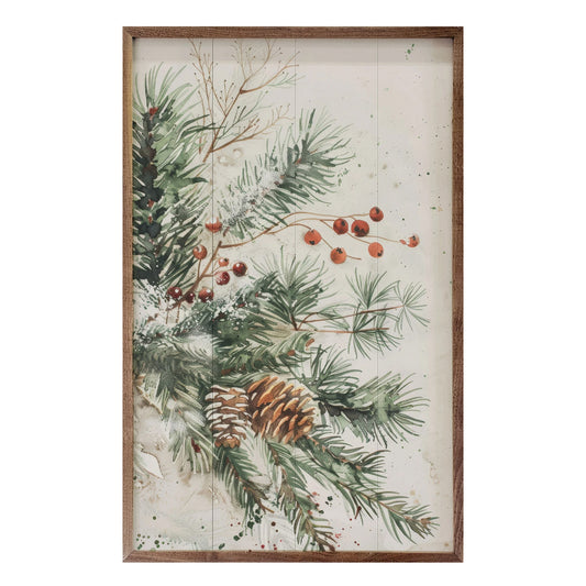 Kendrick Home Branches of Christmas By Petals Prints Design