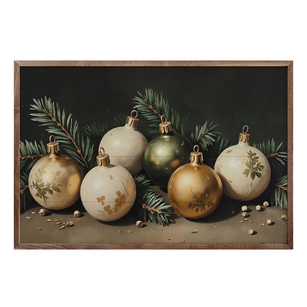 Kendrick Home Bright Christmas Ornaments