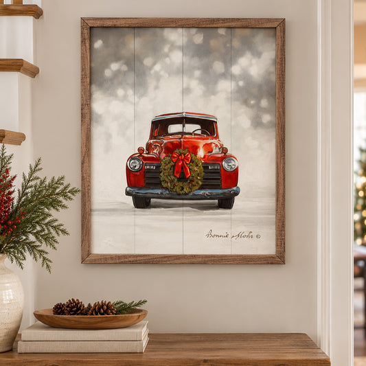 Kendrick Home Dazzling Red By Bonnie Mohr