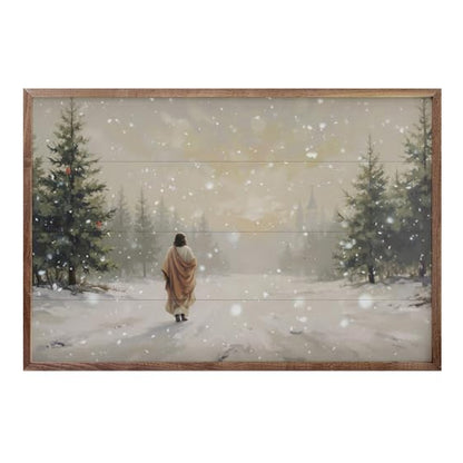 Kendrick Home Jesus Walking In The Snow