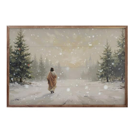 Kendrick Home Jesus Walking In The Snow