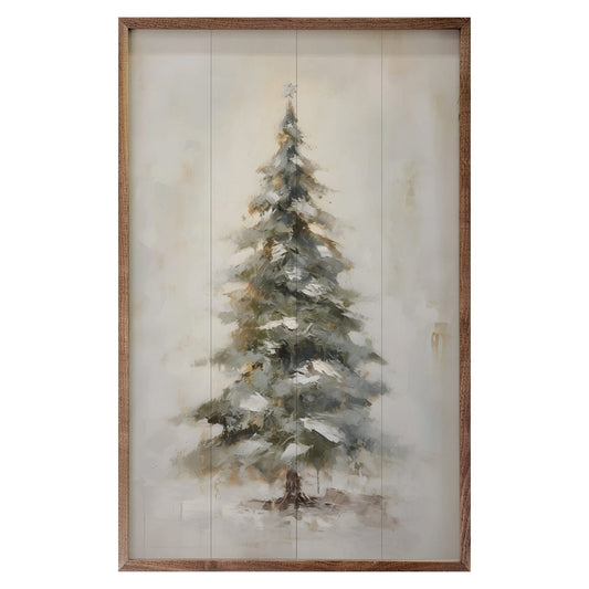 Kendrick Home Pine Tree With Star By Petals Prints Design