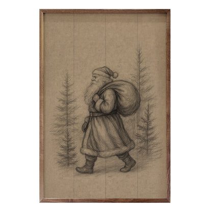 Kendrick Home Saint Nick Walking Through Pines