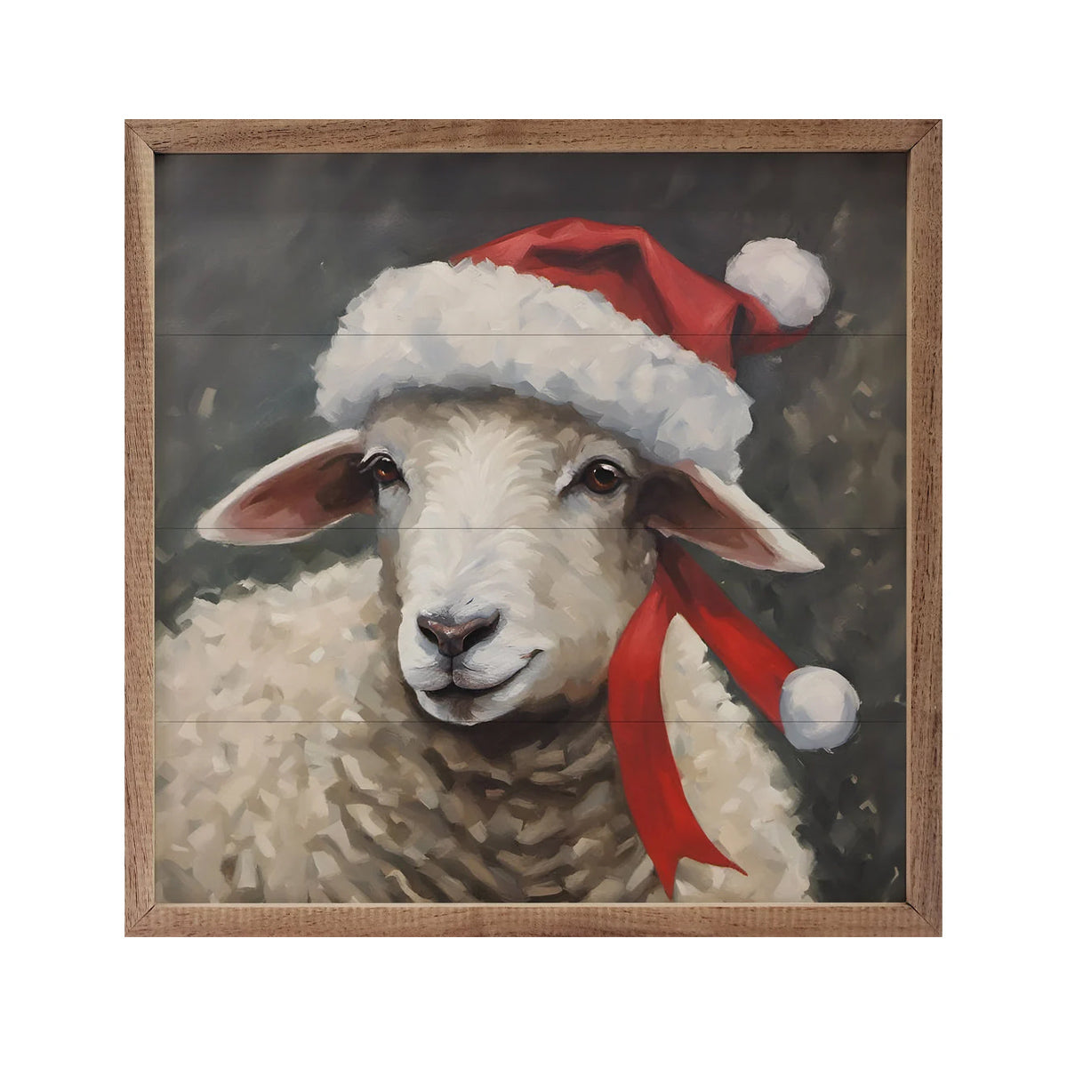 Kendrick Home Santa Sheep With Hat