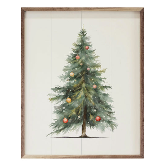 Kendrick Home Simple Christmas Tree White