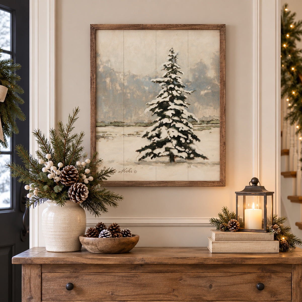 Kendrick Home Single Winter Tree By Bonnie Mohr