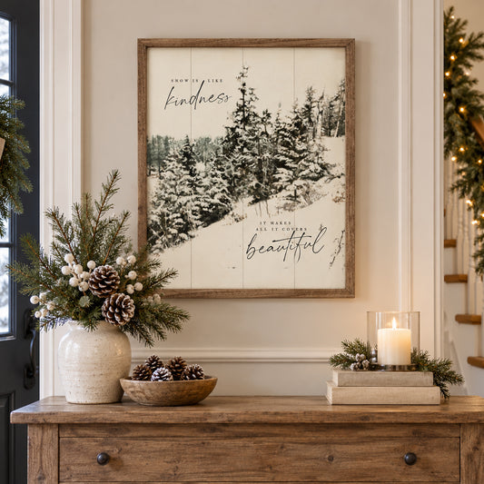 Kendrick Home Snow Is Like Kindness Trees By Bonnie Mohr
