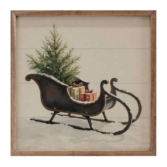 Kendrick Home Vintage Black Sleigh