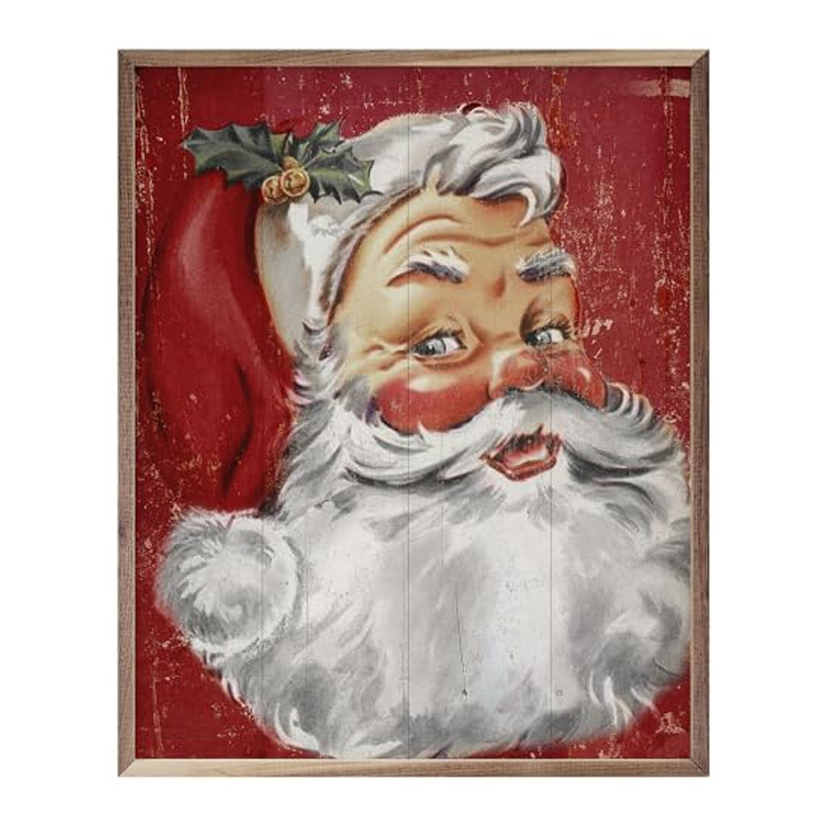 Kendrick Home Watchful Eye Santa Red