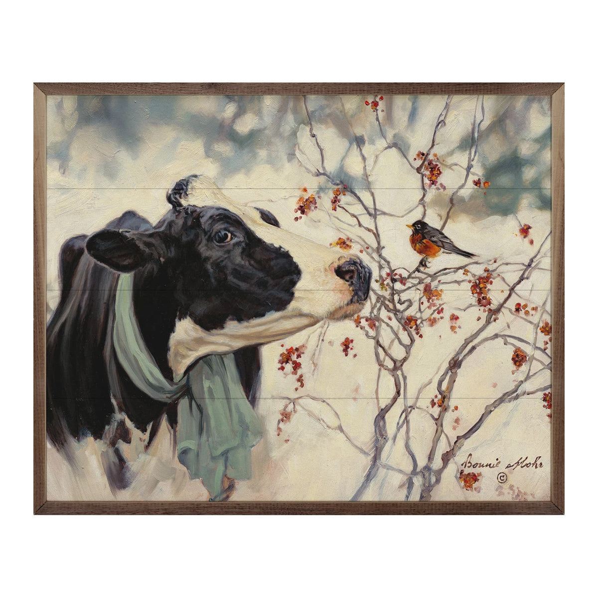Kendrick Home Winter Robin by Bonnie Mohr