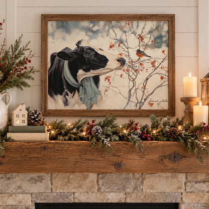 Kendrick Home Winter Robin by Bonnie Mohr