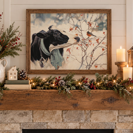 Kendrick Home Winter Robin by Bonnie Mohr
