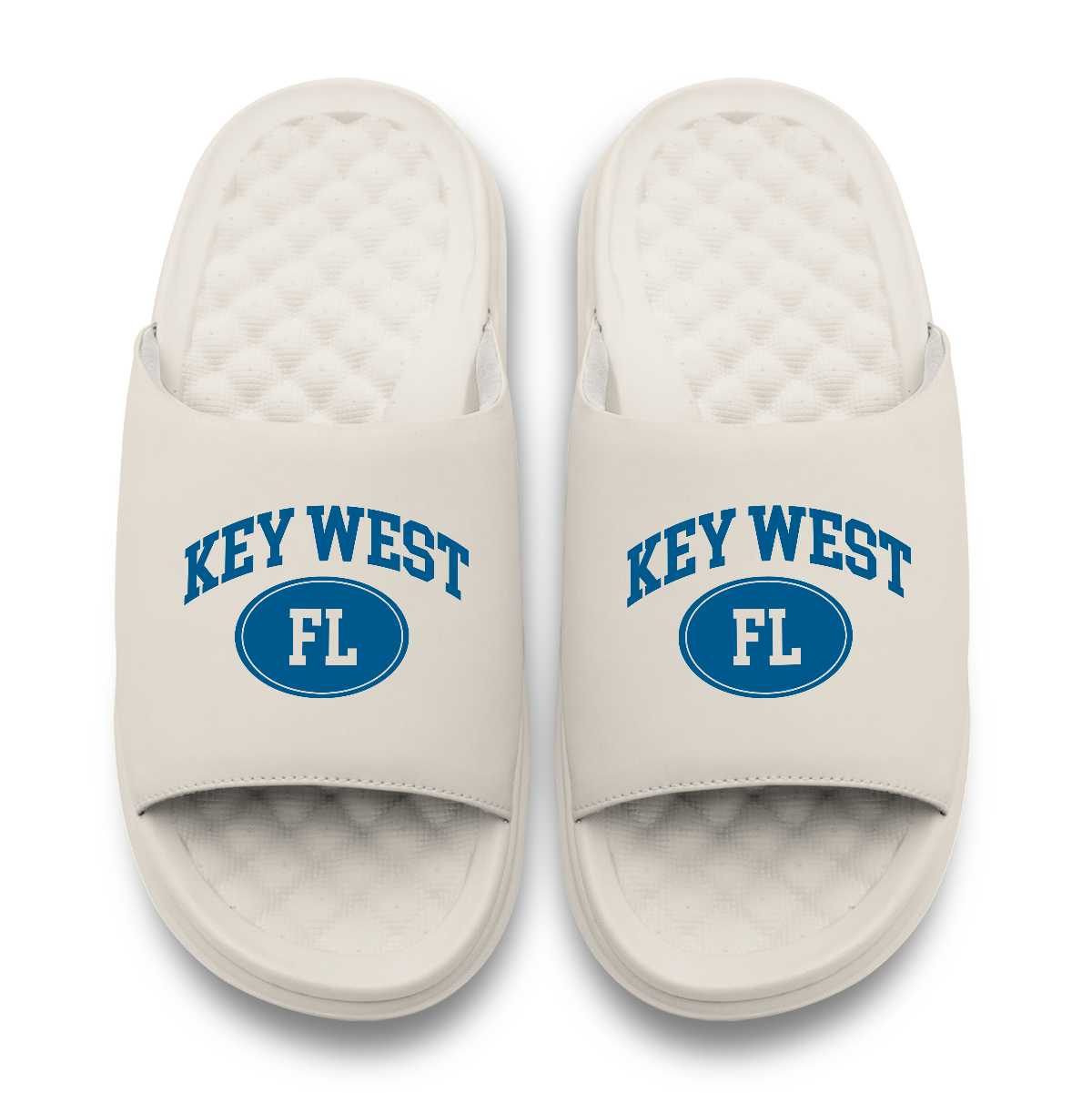 Key West Motive Slide Sandals