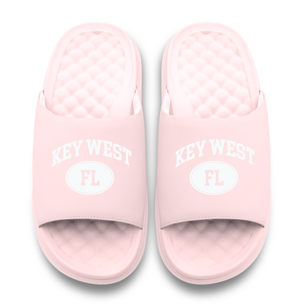 Key West Motive Slide Sandals