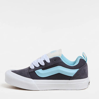 [vn000cyuy31] Preschool Vans Knu Skool - Grey/blue