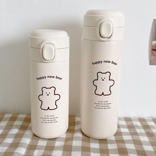Kids Stainless Steel Water Bottle – 450ml Insulated with Flip Lid