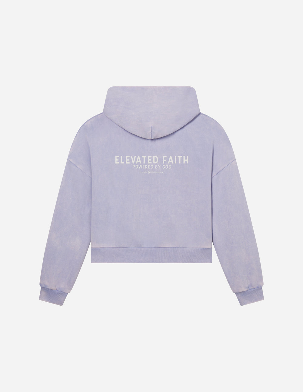 Elevated Faith Kingdom Club Lavender Full-Zip Hoodie
