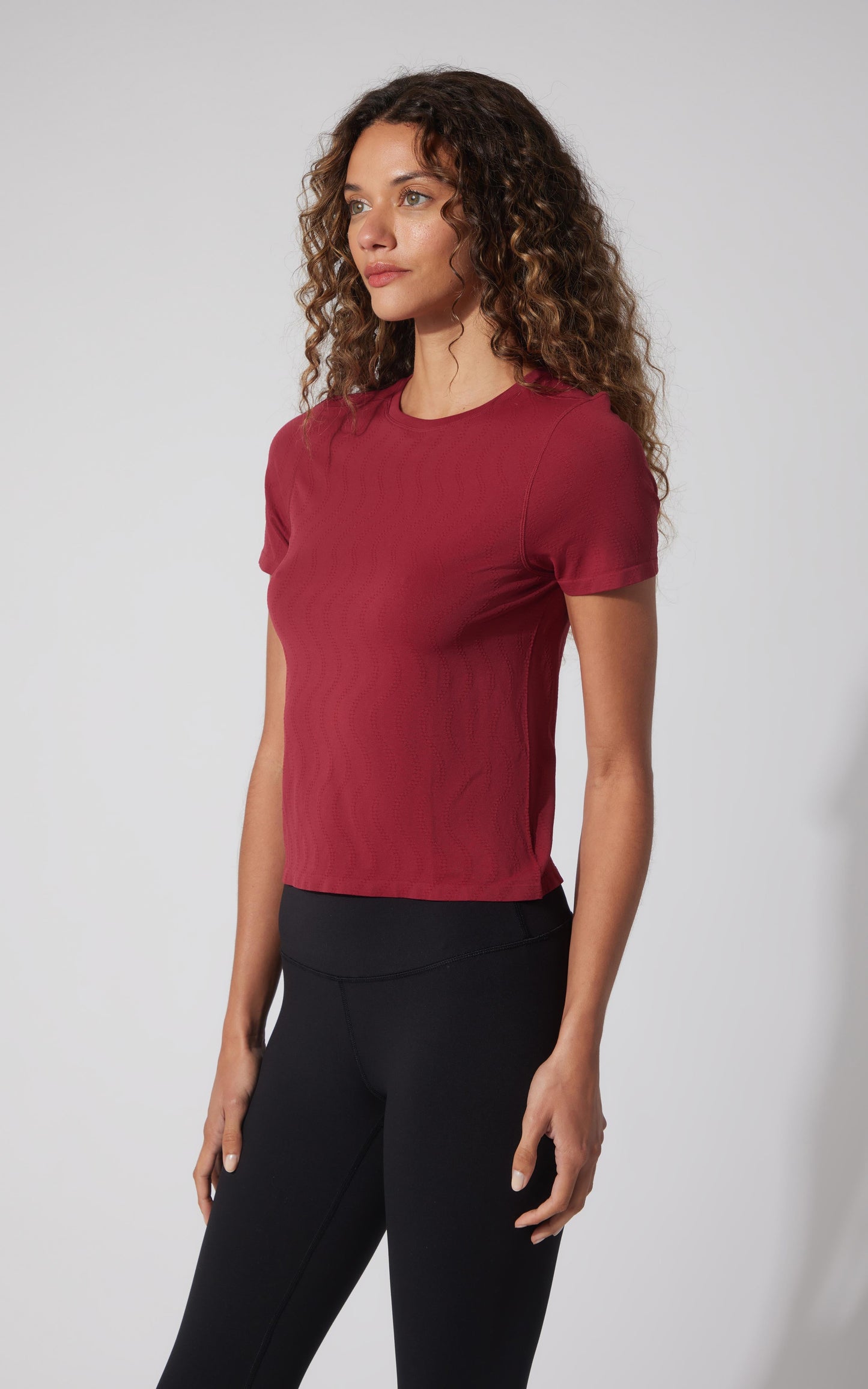 Seamless Patterned Short Sleeve Top - Our Ocean Core Story