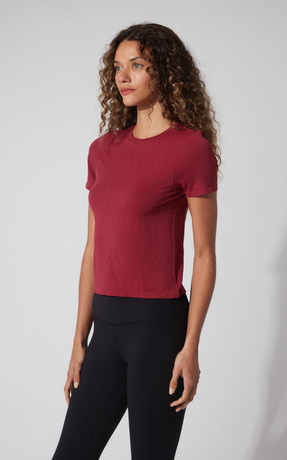 Seamless Patterned Short Sleeve Top - Our Ocean Core Story