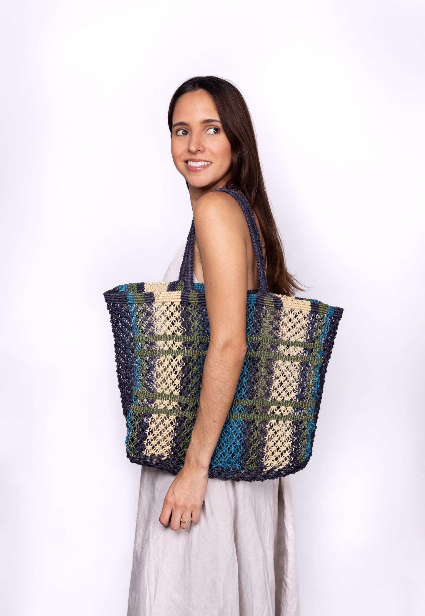 Kulu Macrame Jute Tote