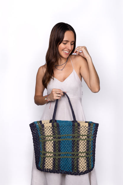 Kulu Macrame Jute Tote