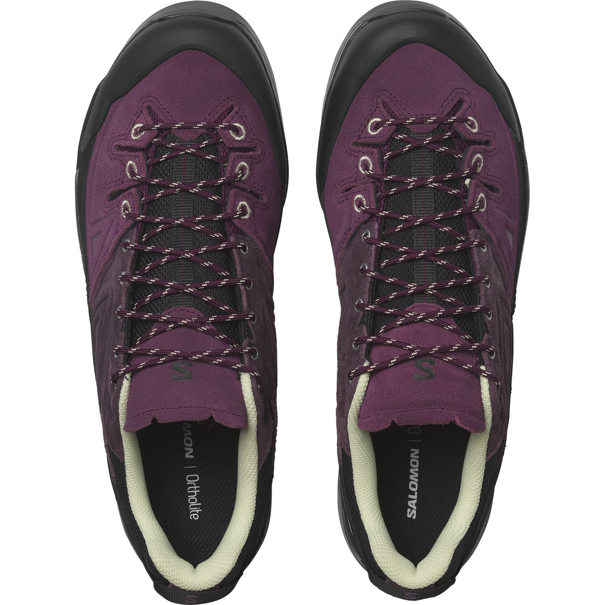 Salomon Men's X-ALP LTR Winter Bloom Plum Perfect Lime Cream