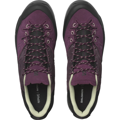 Salomon Men's X-ALP LTR Winter Bloom Plum Perfect Lime Cream