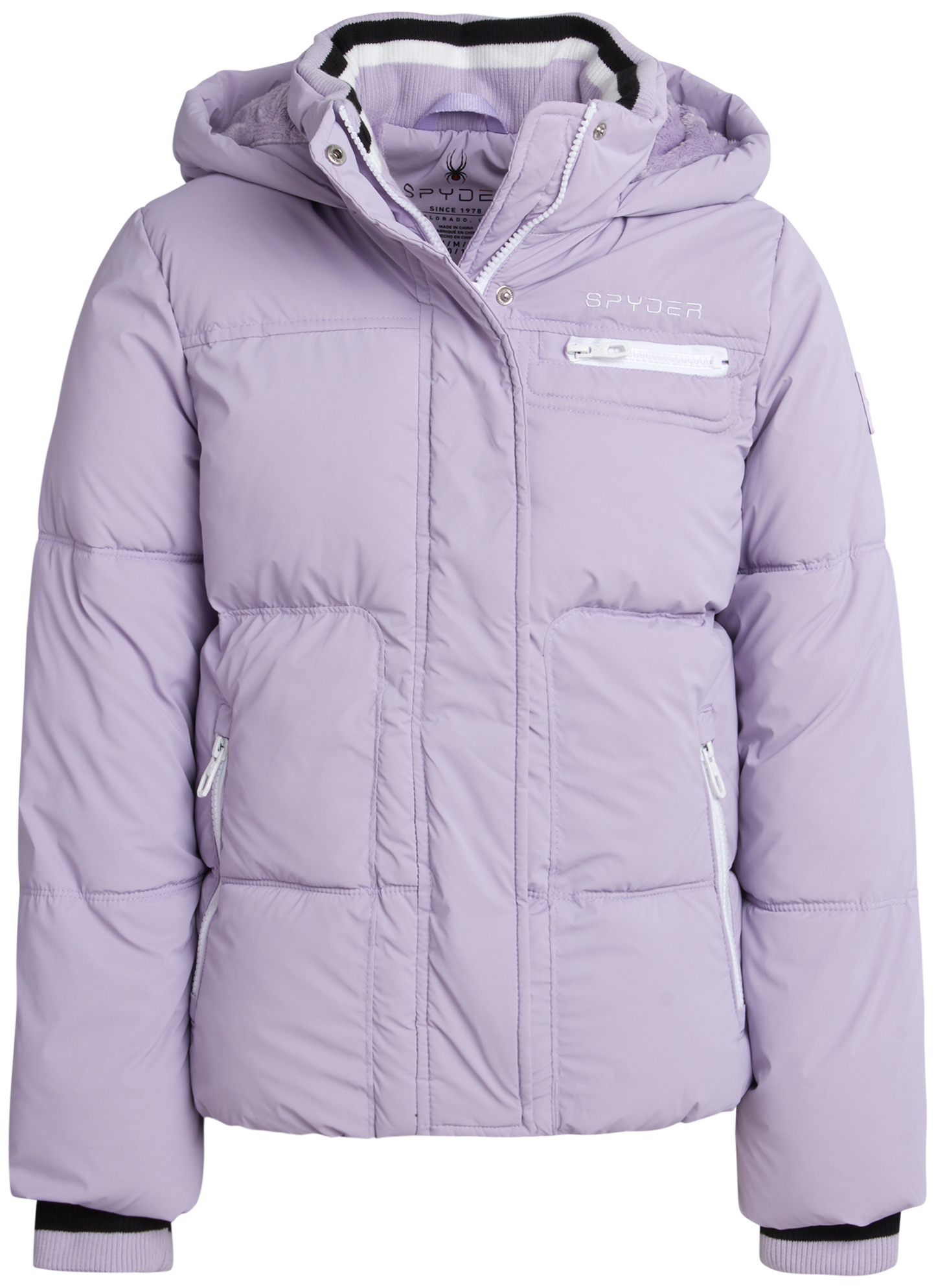 Girls' Puffer Jacket - Lavender