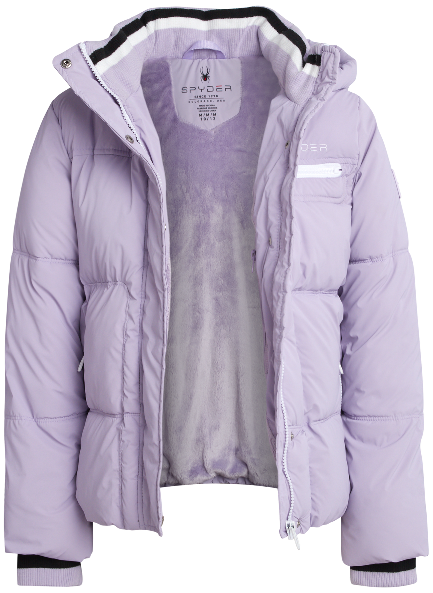 Girls' Puffer Jacket - Lavender