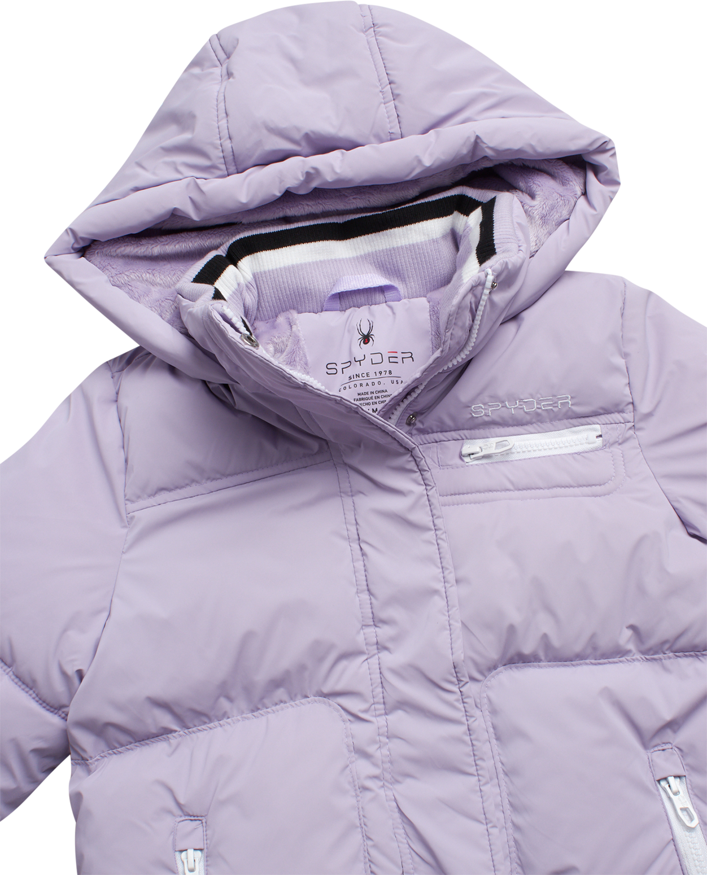 Girls' Puffer Jacket - Lavender