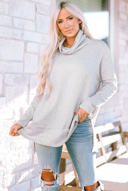 Threaded Pear Rebecca Cowl Neck Shift Tunic Top
