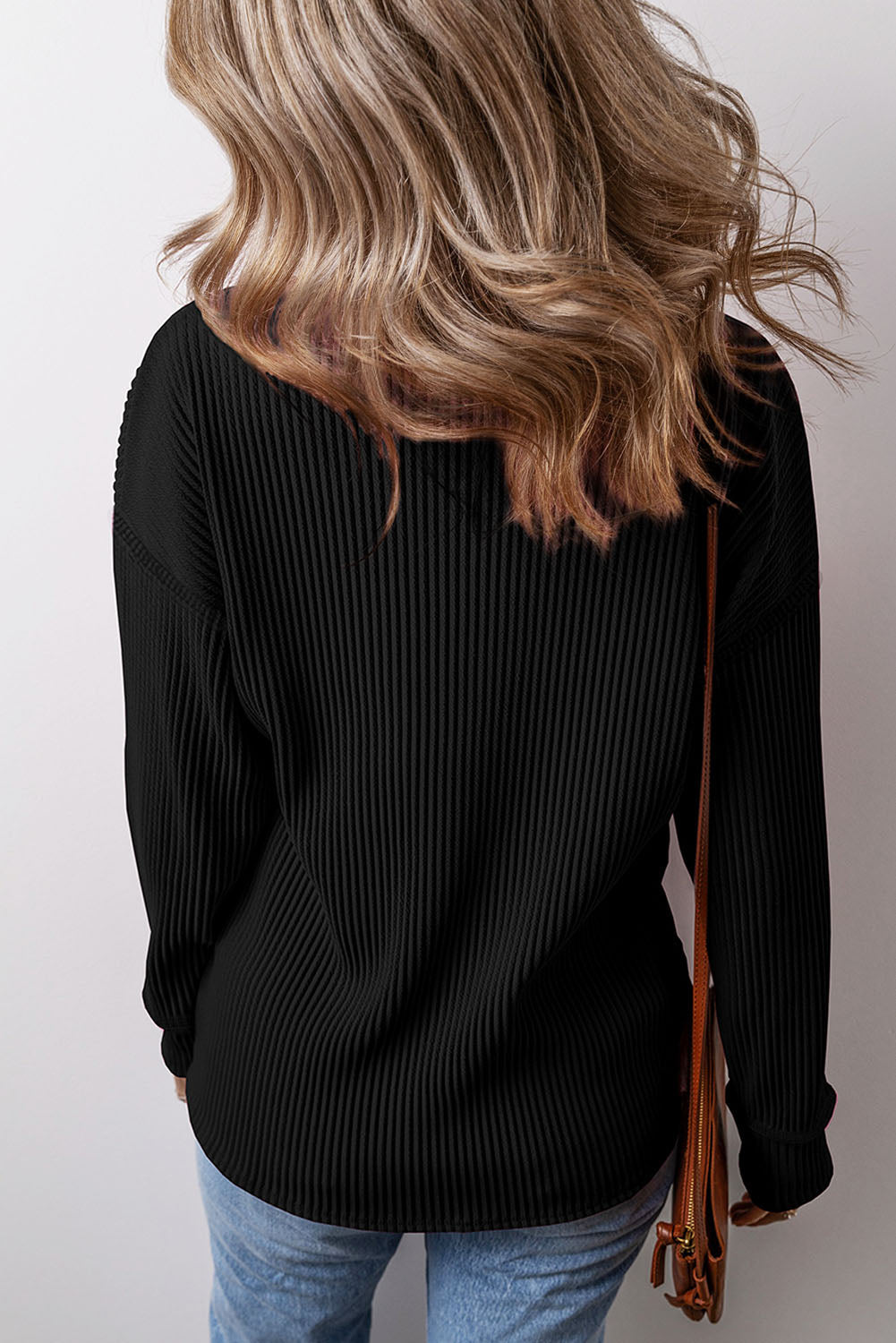 Threaded Pear Kennedy Corded Long Sleeve