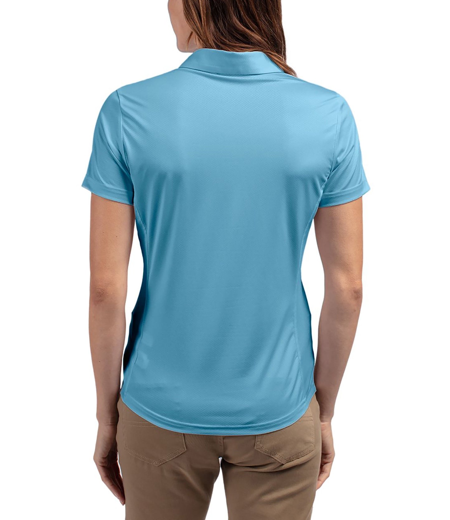 Cutter & Buck Prospect Eco Textured Stretch Recycled Womens Short Sleeve Polo by Cutter & Buck Apparel