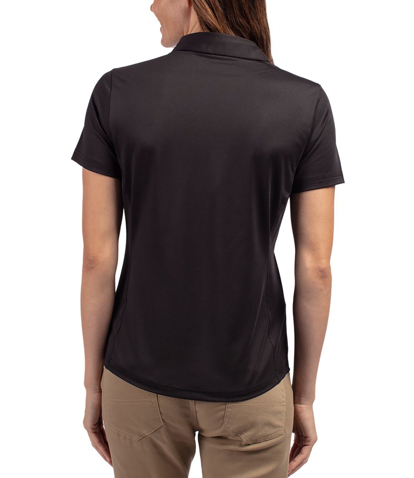 Cutter & Buck Prospect Eco Textured Stretch Recycled Womens Short Sleeve Polo by Cutter & Buck Apparel