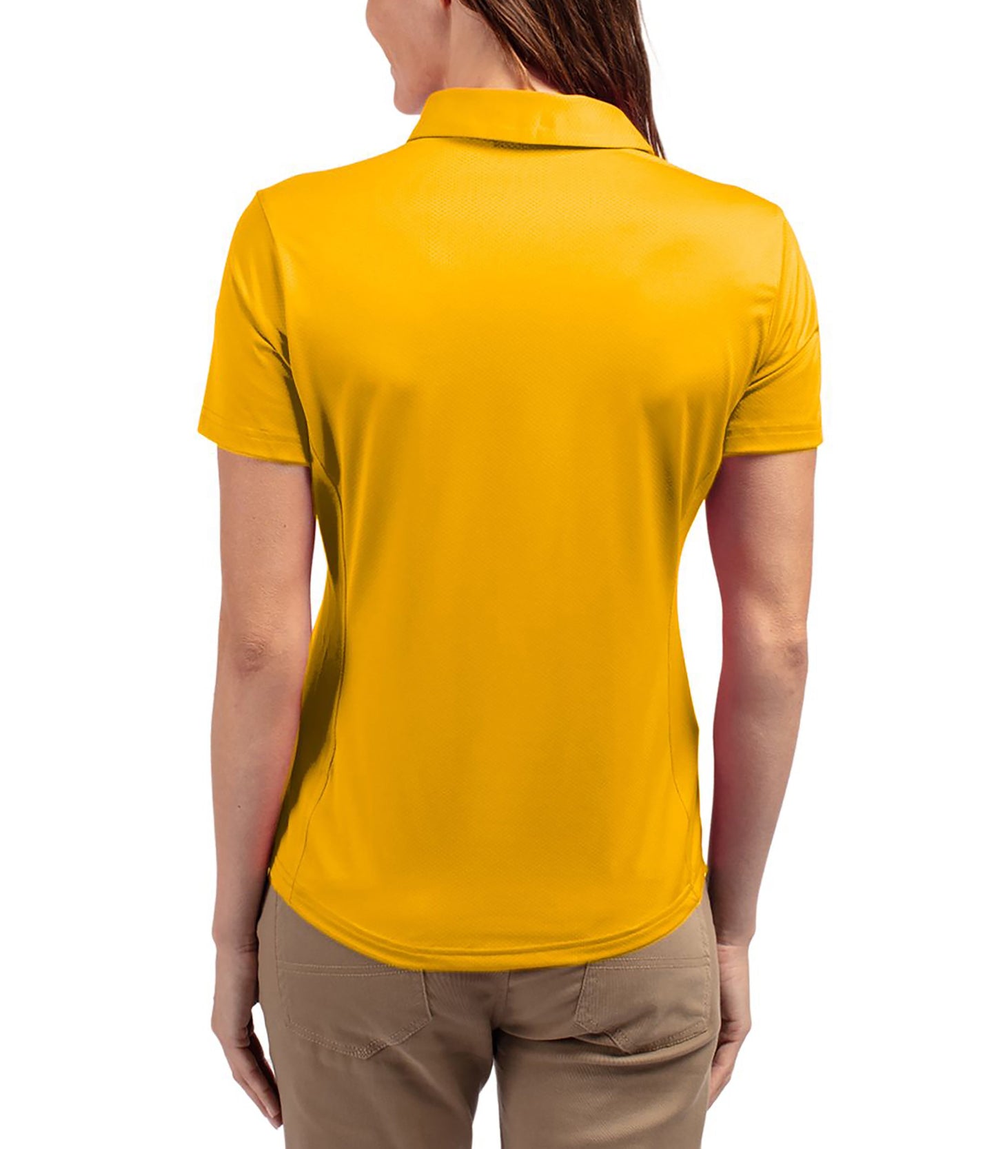 Cutter & Buck Prospect Eco Textured Stretch Recycled Womens Short Sleeve Polo by Cutter & Buck Apparel