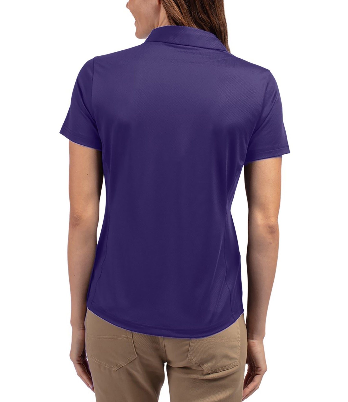 Cutter & Buck Prospect Eco Textured Stretch Recycled Womens Short Sleeve Polo by Cutter & Buck Apparel