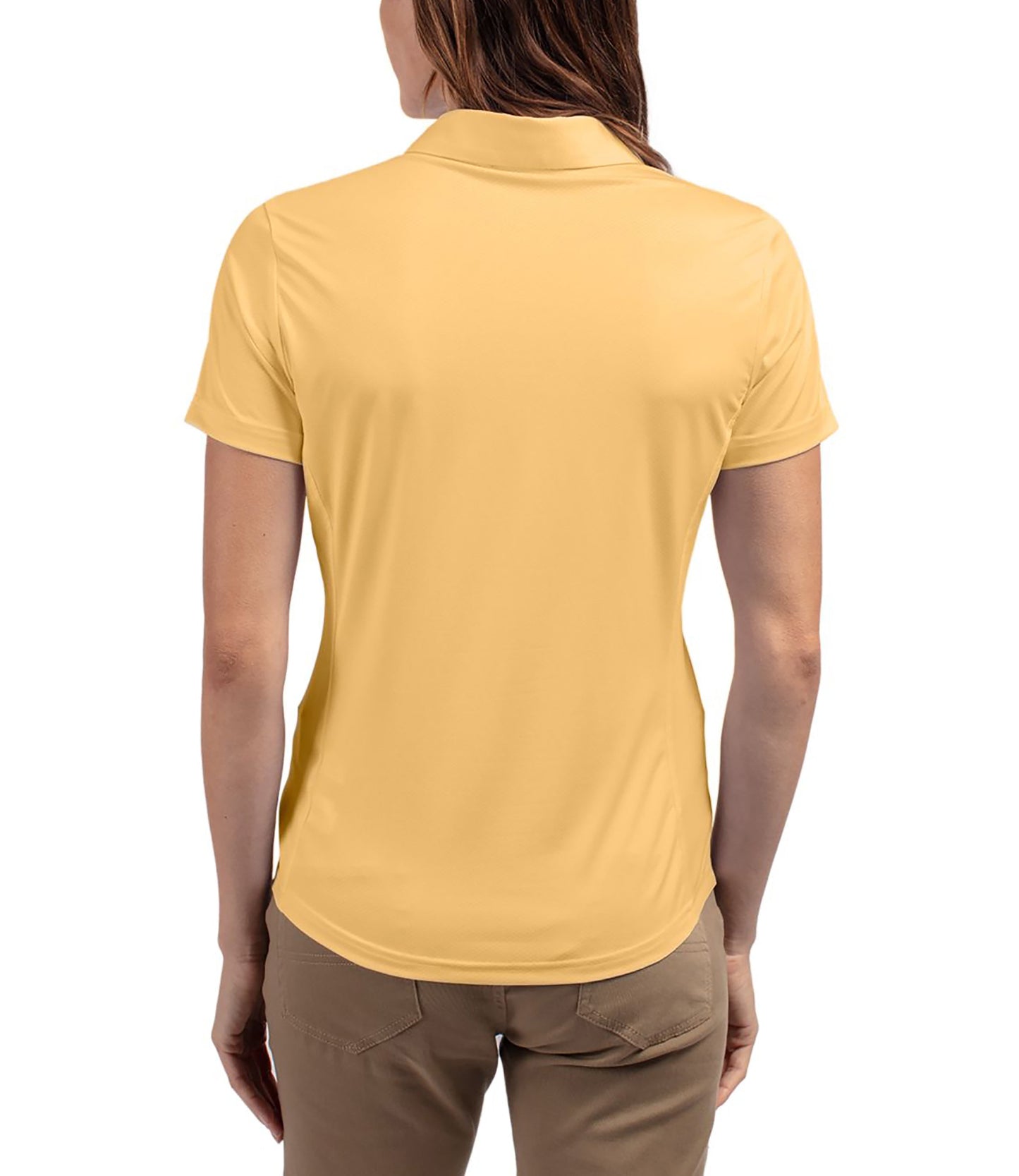 Cutter & Buck Prospect Eco Textured Stretch Recycled Womens Short Sleeve Polo by Cutter & Buck Apparel