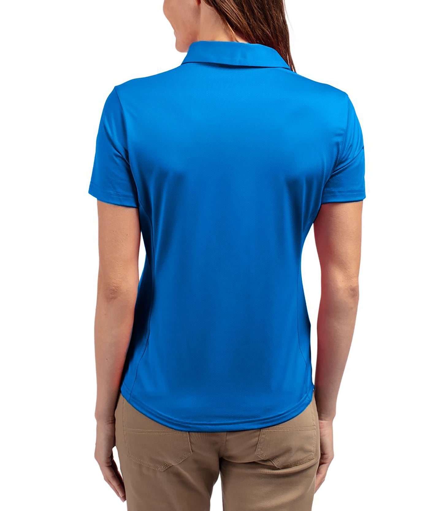 Cutter & Buck Prospect Eco Textured Stretch Recycled Womens Short Sleeve Polo by Cutter & Buck Apparel