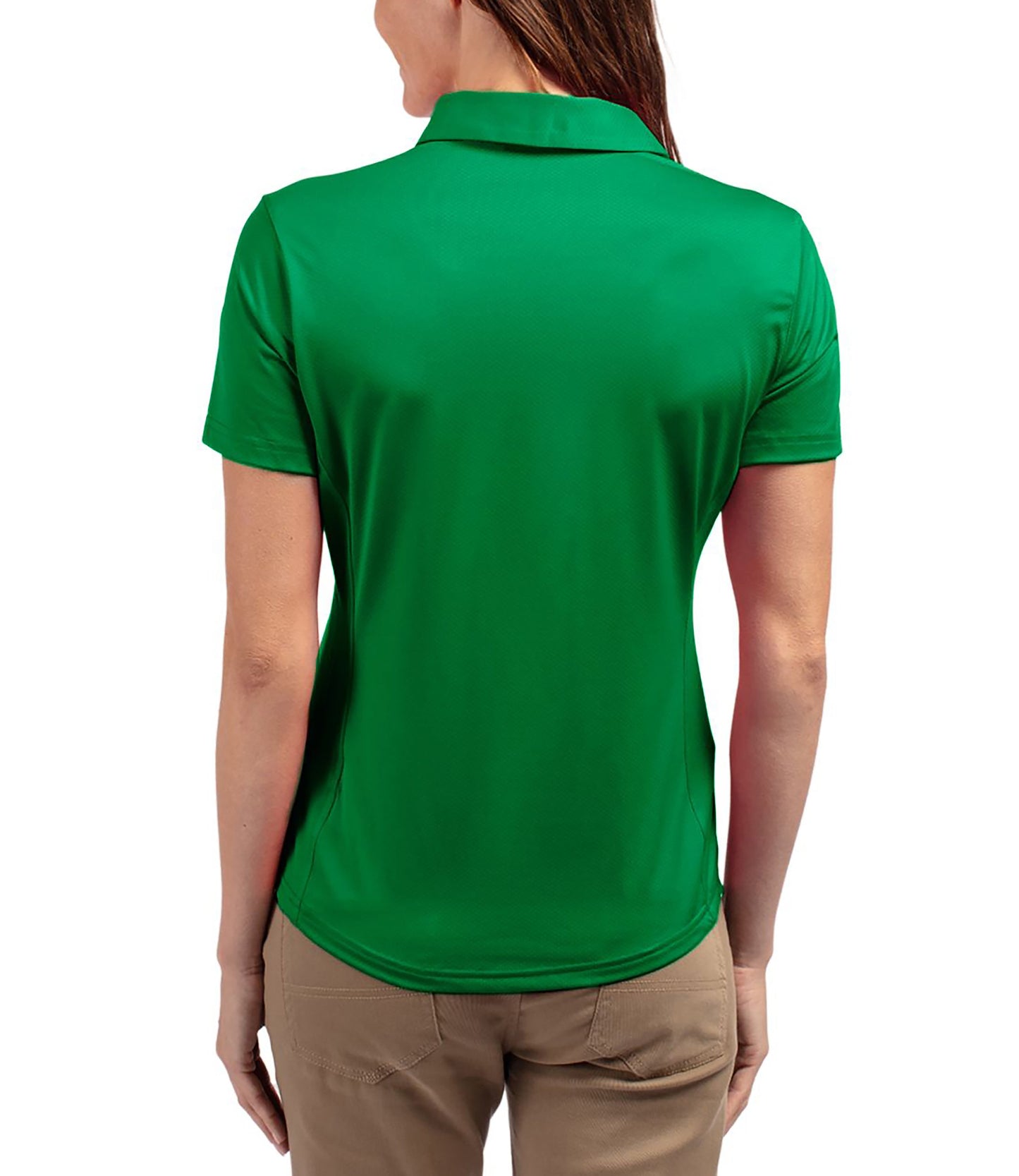 Cutter & Buck Prospect Eco Textured Stretch Recycled Womens Short Sleeve Polo by Cutter & Buck Apparel
