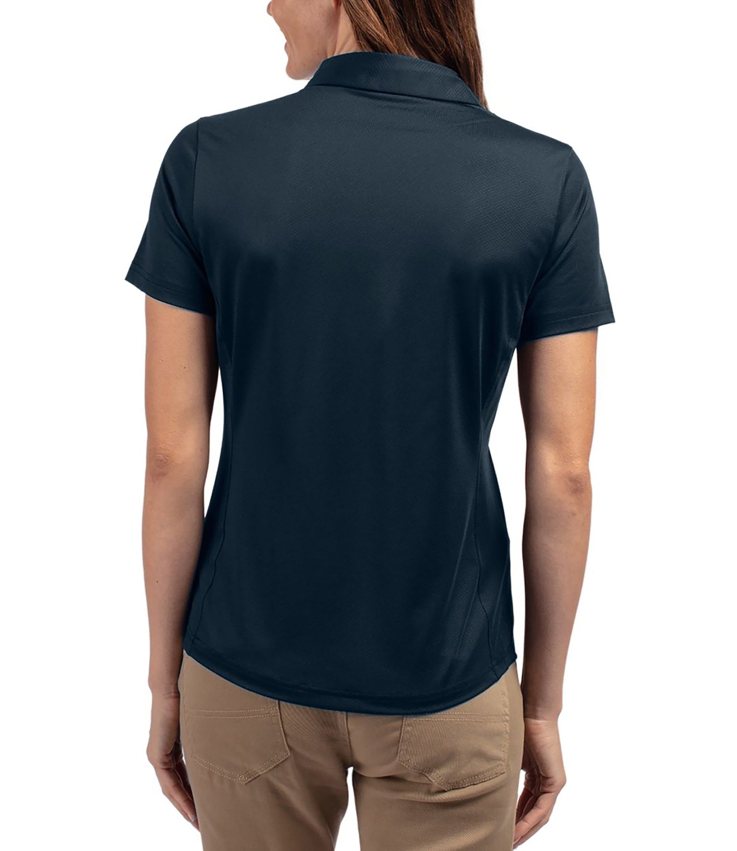 Cutter & Buck Prospect Eco Textured Stretch Recycled Womens Short Sleeve Polo by Cutter & Buck Apparel