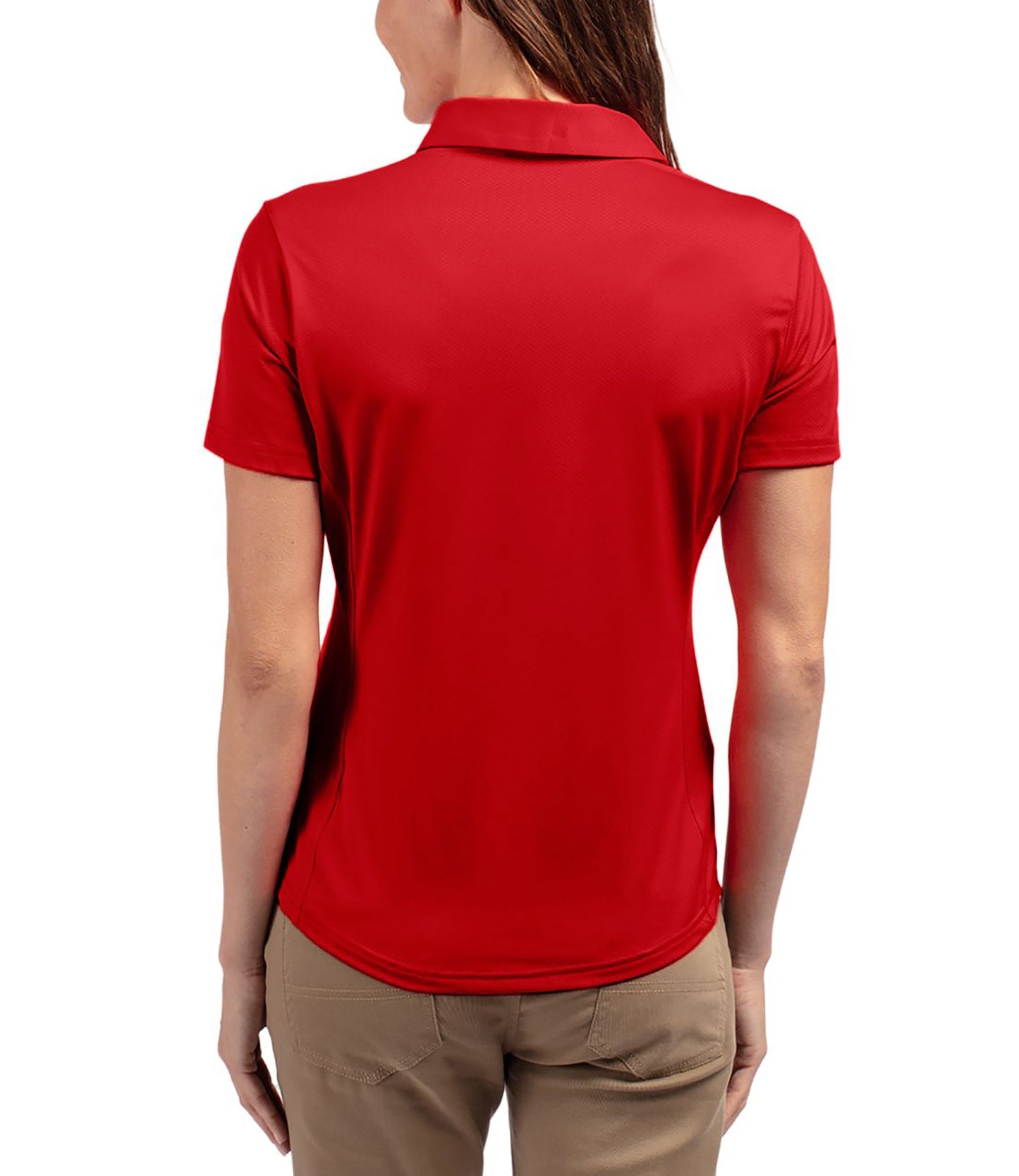 Cutter & Buck Prospect Eco Textured Stretch Recycled Womens Short Sleeve Polo by Cutter & Buck Apparel