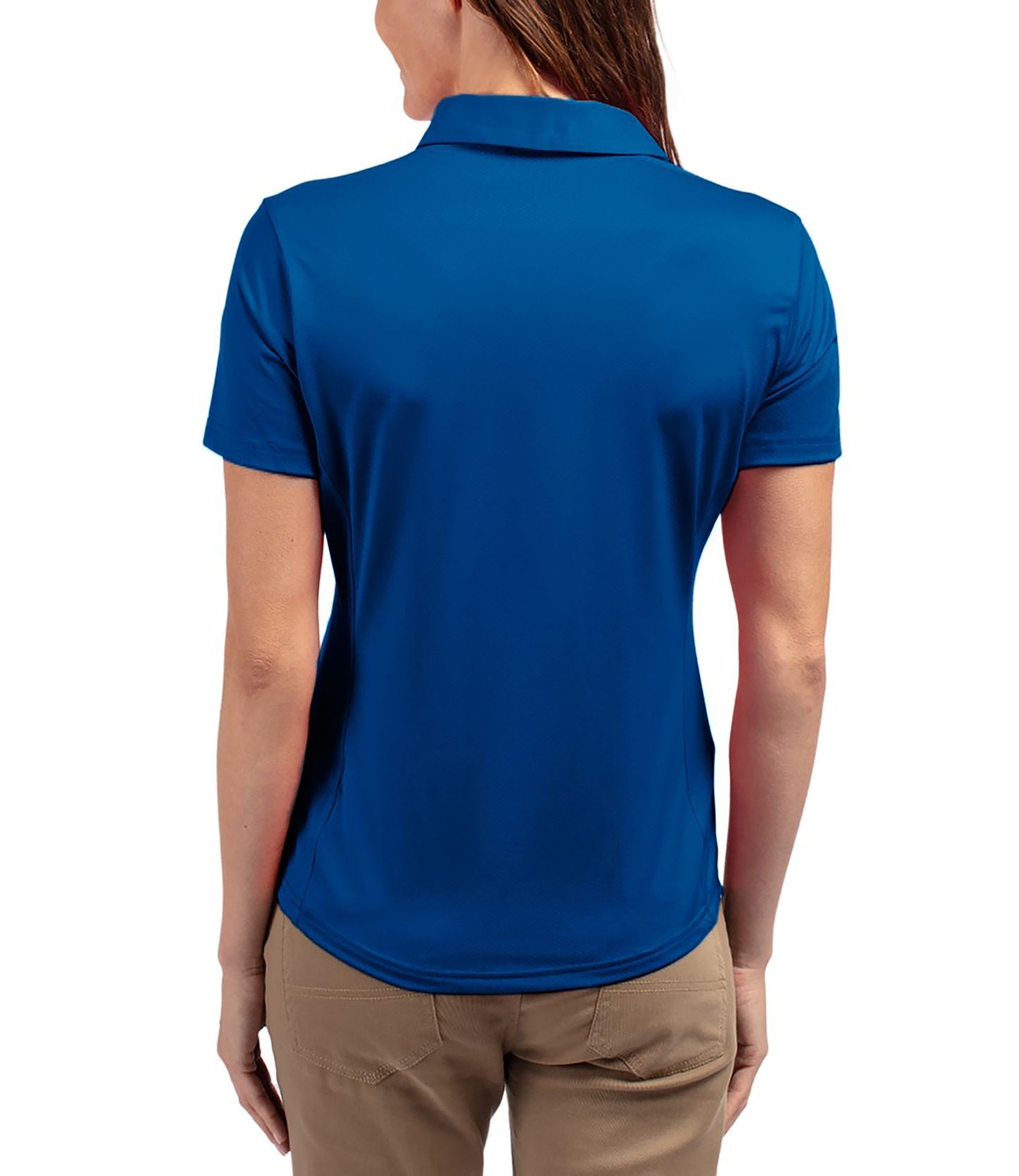 Cutter & Buck Prospect Eco Textured Stretch Recycled Womens Short Sleeve Polo by Cutter & Buck Apparel