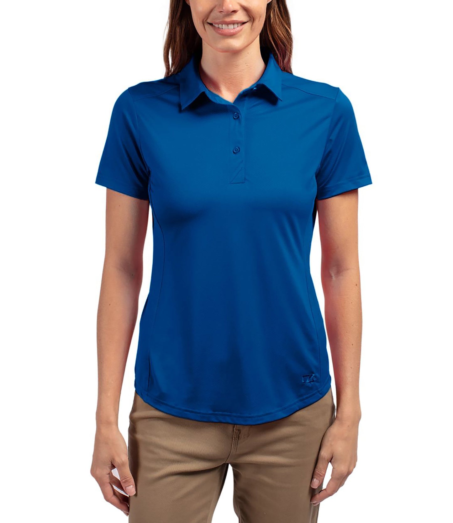Cutter & Buck Prospect Eco Textured Stretch Recycled Womens Short Sleeve Polo by Cutter & Buck Apparel