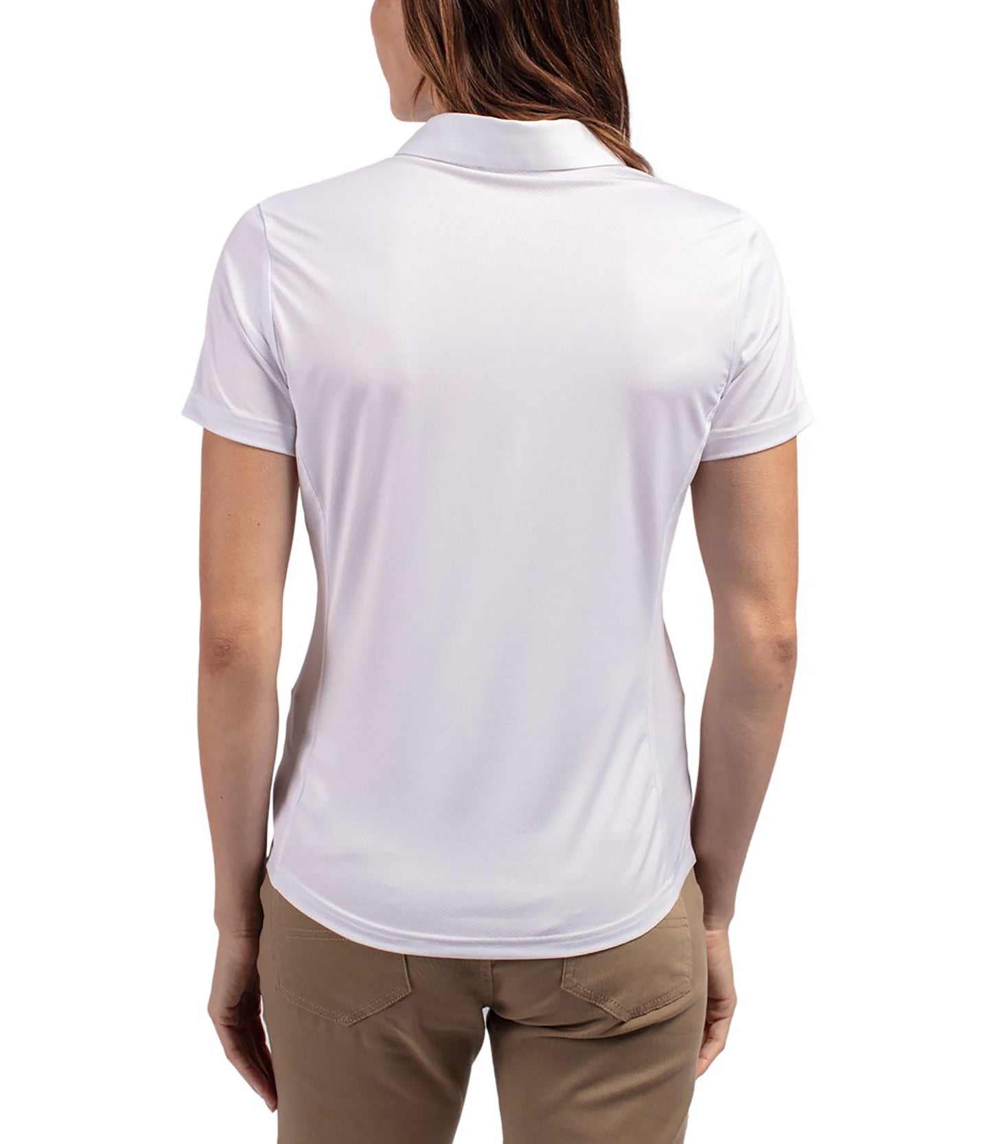Cutter & Buck Prospect Eco Textured Stretch Recycled Womens Short Sleeve Polo by Cutter & Buck Apparel