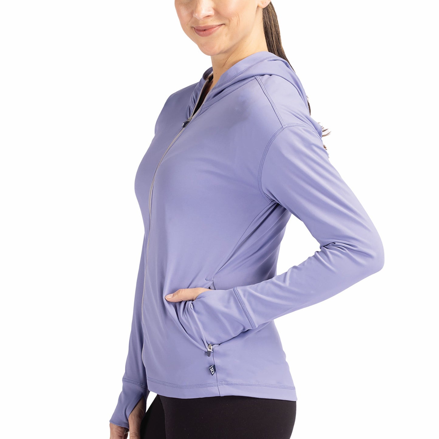 Cutter & Buck Daybreak Eco Recycled Womens Full Zip Hoodie by Cutter & Buck Apparel