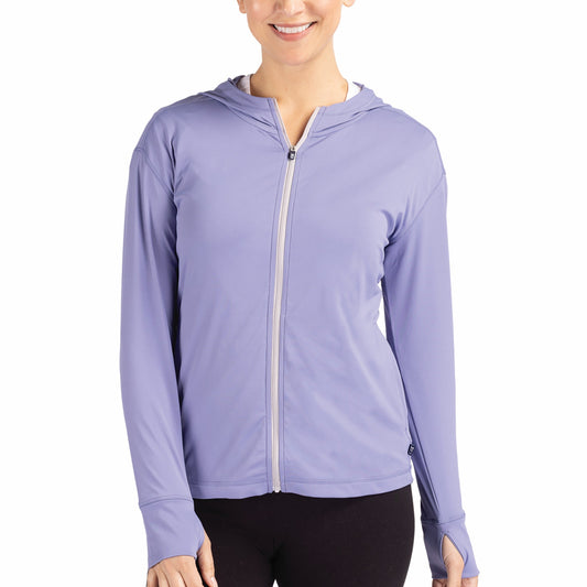 Cutter & Buck Daybreak Eco Recycled Womens Full Zip Hoodie by Cutter & Buck Apparel